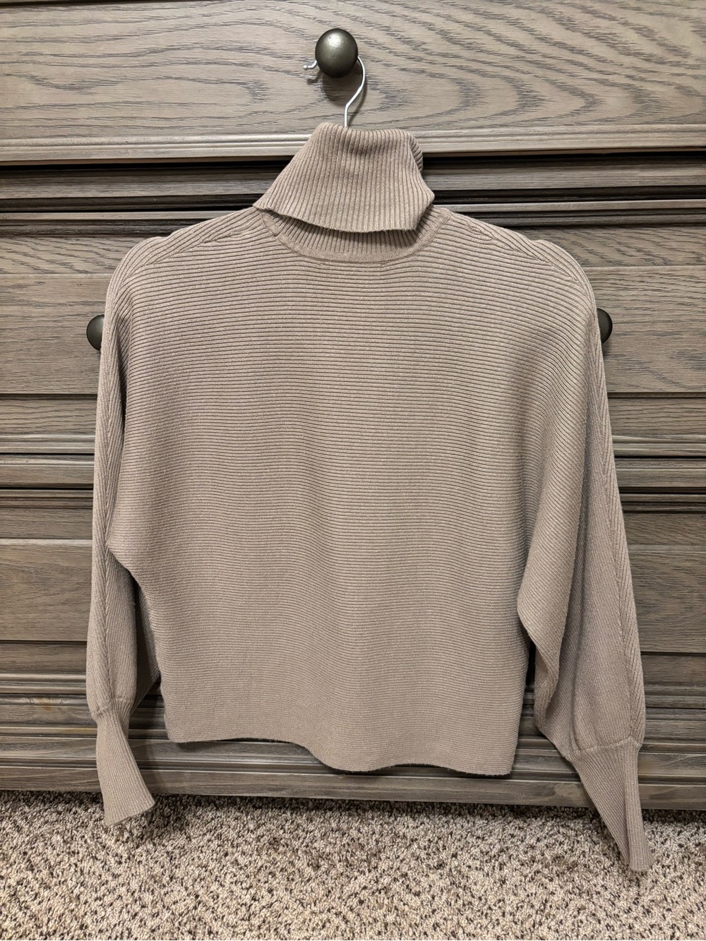 Light Green - Ribbed Sweater - Picture 2 of 3